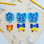 Coquette BOW PENCILS  polymer clay cutters