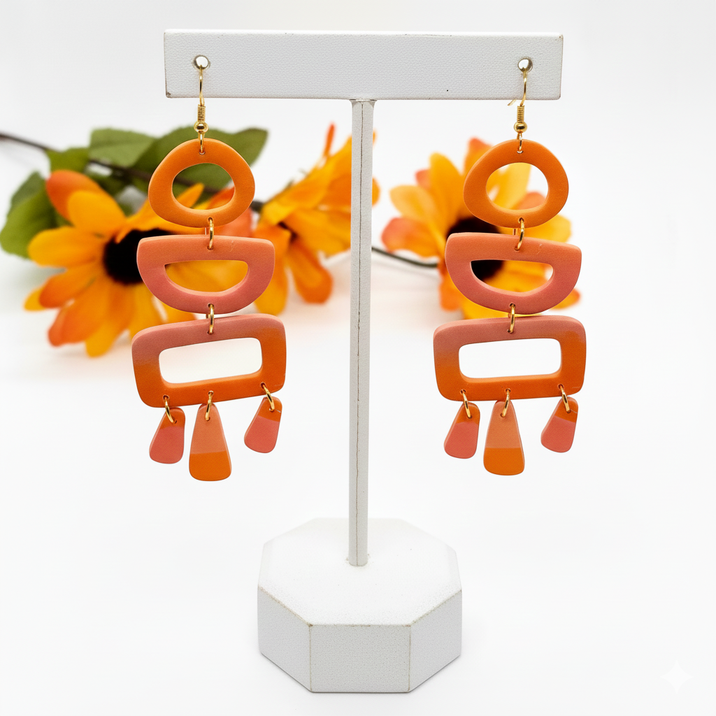 Abstract Drop set style 3 clay cutter