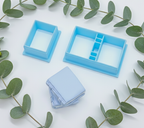 Two piece Book clay cutters