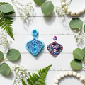 Statement Leaf embossed Style 2 clay cutter