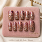 OMBRE GLIMMER Press On Nails