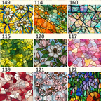Stained Glass Water Transfer Sheet Book | 38 Exclusive Designs | Polymer Clay