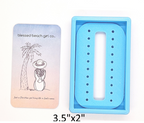 EARRING CARD Drill Guide / polymer clay tools for jewelry making