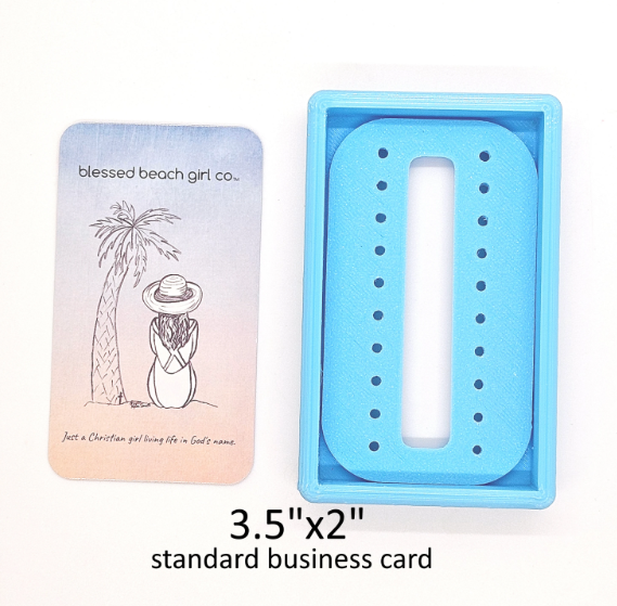 EARRING CARD Drill Guide / polymer clay tools for jewelry making