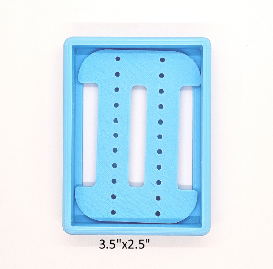 EARRING CARD Drill Guide / polymer clay tools for jewelry making