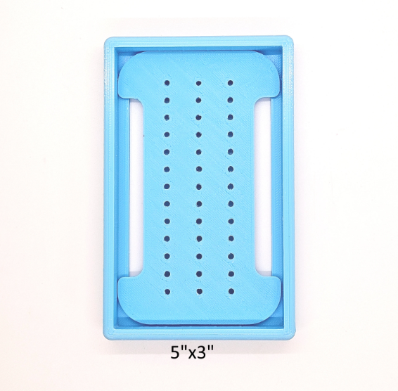 EARRING CARD Drill Guide / polymer clay tools for jewelry making