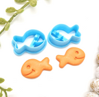 Goldfish CHEESE CRACKERS polymer clay cutters
