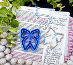 BOW Bookmark paperclip polymer clay cutter / jewelry making earrings / Bow clay cutter / big bow bookmark clay cutter