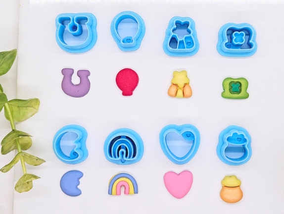 LUCKY CHARMS  sharp polymer clay cutters for jewelry making