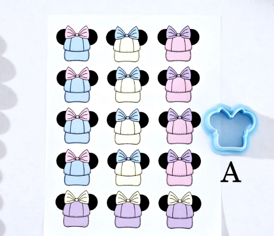 Magical Mouse VACATION transfer sheet cutter set