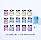 Magical Mouse VACATION transfer sheet cutter set