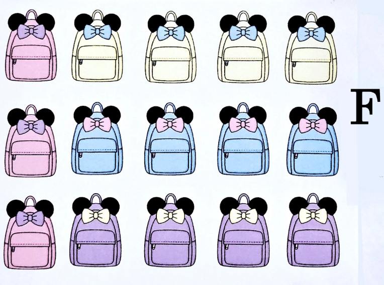 Magical Mouse VACATION transfer sheet cutter set