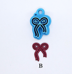 BOW 102 polymer clay cutter, jewelry making, fondant cake decorating, package bow, Christmas bow, present bow