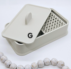 Cornstarch TAPPER BOX polymer clay cutter / jewelry making earrings / storage box / cornstarch container / polymer clay tools