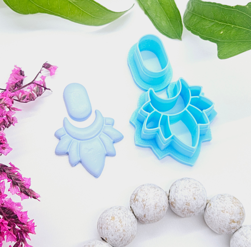 BOHO DROP set 2 / sharp polymer clay cutter / jewelry making / fondant / cake decorating (Copy)
