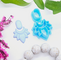 BOHO DROP set 2 / sharp polymer clay cutter / jewelry making / fondant / cake decorating (Copy)