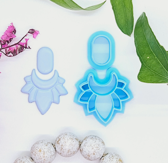 BOHO DROP set 2 / sharp polymer clay cutter / jewelry making / fondant / cake decorating (Copy)