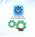 LAUREL Christmas WREATHs polymer clay cutters, jewelry making, earrings making, laurel leaf style, leaves wreath