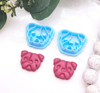 ENGLISH BULLDOG  polymer clay cutters for jewelry making