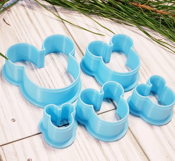 Magical Ears clay cutters for jewelry making and fondant cake decorating