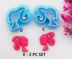 FASHION DOLL sharp clay cutter for jewelry making and fondant  cake decorating