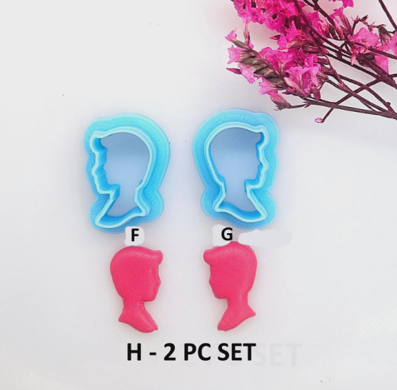 FASHION DOLL sharp clay cutter for jewelry making and fondant  cake decorating