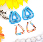 TRIANGLE HOOPS sharp polymer clay cutter for jewelry making