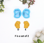 BEER MUG & bottle sharp clay cutters set for jewelry earrings bundle