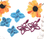 Open PETAL style A  polymer clay cutters for jewelry making fondant  cake decorating /hallow cutter / open frame cutter