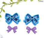 BOW 104 polymer clay cutter jewelry earrings fondant cake decorating