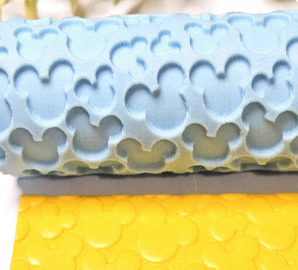 Magical MOUSE EARS deboss texture roller fondant polymer clay cutters jewelry (Copy)