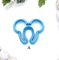 MAGICAL HEADBAND polymer clay cutters,  jewelry making, fondant cake decorating, mouse ears headband, bow headband cutter