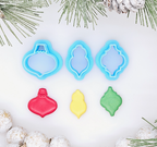 CHRISTMAS ORNAMENTS polymer clay cutter for jewelry making and fondant cake decorating