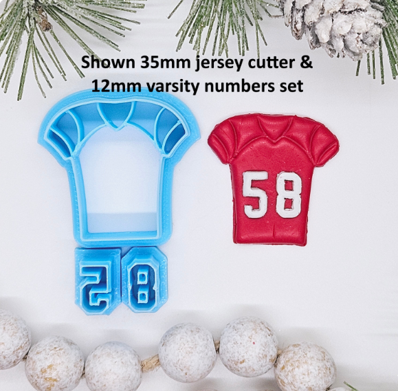 FOOTBALL and CHEERLEADING embossed sharp polymer clay cutters, jewelry making, earrings, fondant cake decorating, football cutter bundle