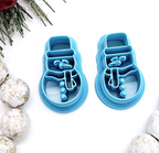 SNOWMAN polymer clay cutter / jewelry making /fondant cake decorating / winter clay cutter / frosty