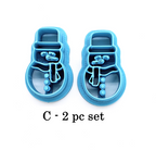 SNOWMAN polymer clay cutter / jewelry making /fondant cake decorating / winter clay cutter / frosty