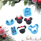 Magical Mouse Christmas clay cutter set