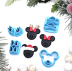 Magical Mouse Christmas clay cutter set