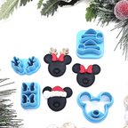 Magical Mouse Christmas clay cutter set