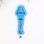 Christmas Story LEG LAMP set of polymer clay cutters