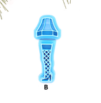 Christmas Story LEG LAMP set of polymer clay cutters