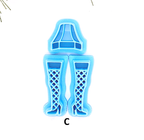 Christmas Story LEG LAMP set of polymer clay cutters