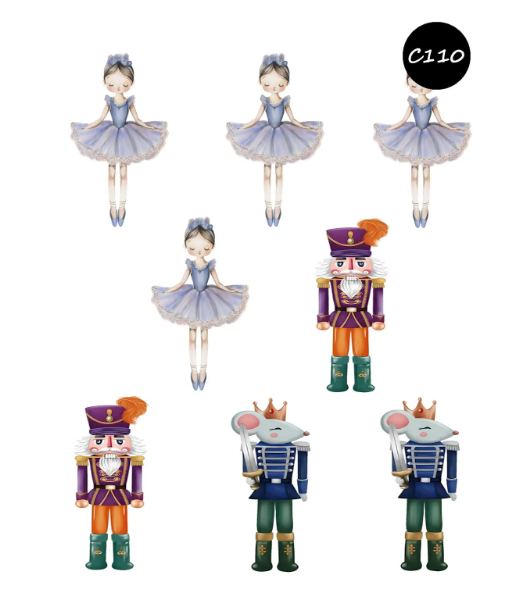 The Nutcracker Suite transfer sheet cutter set C110-C113