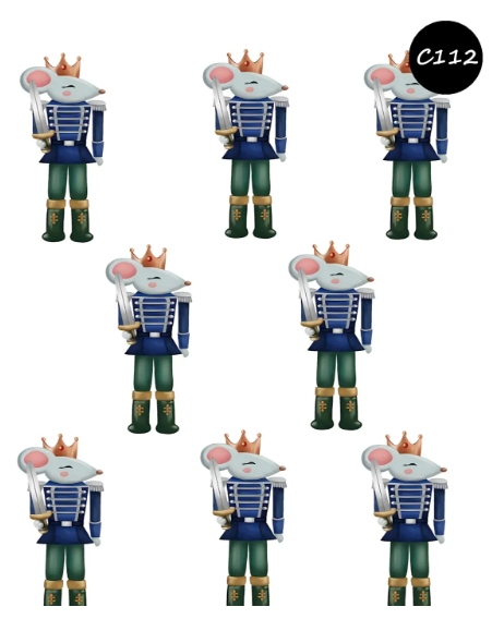 The Nutcracker Suite transfer sheet cutter set C110-C113