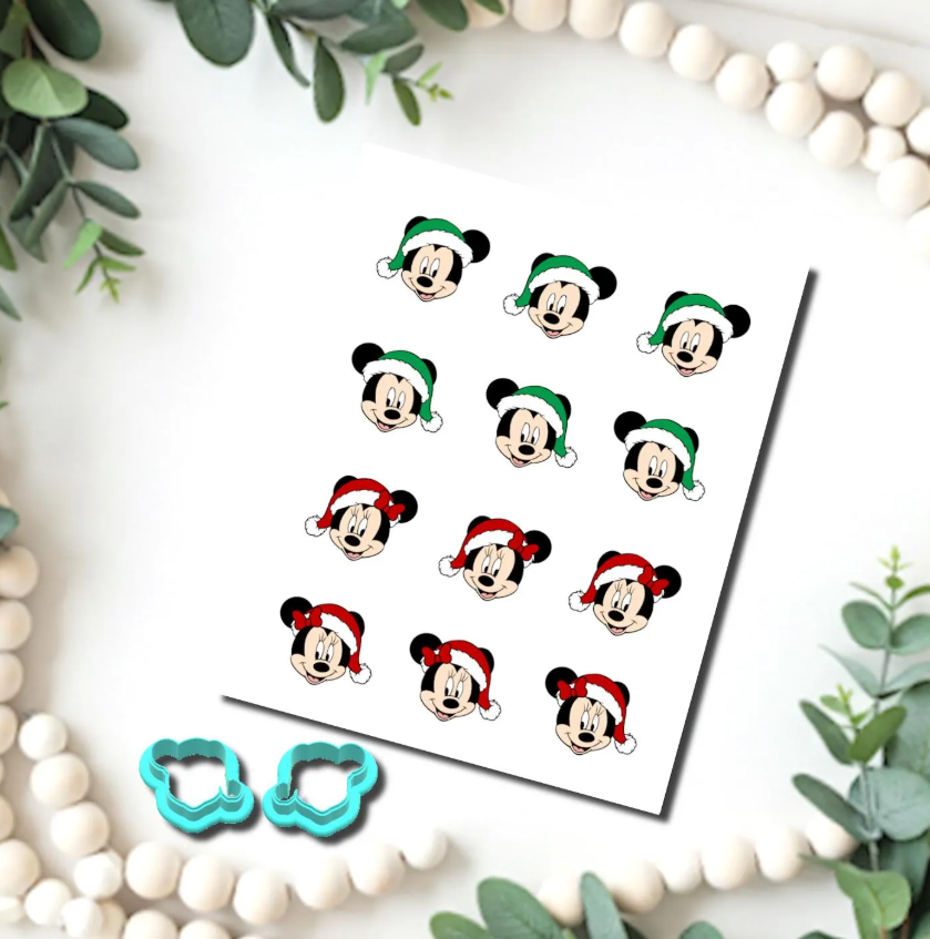 Magical Mouse Santa transfer sheet cutter set C221