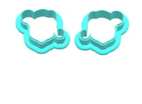 Magical Mouse Santa transfer sheet cutter set C221