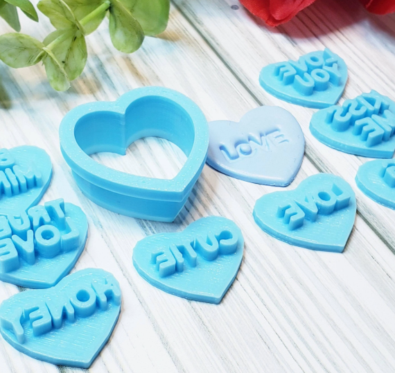 9 pc Candy CONVERSATON HEARTS set