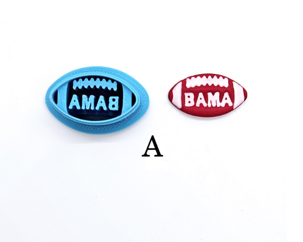 ALABAMA FOOTBALL polymer clay cutter