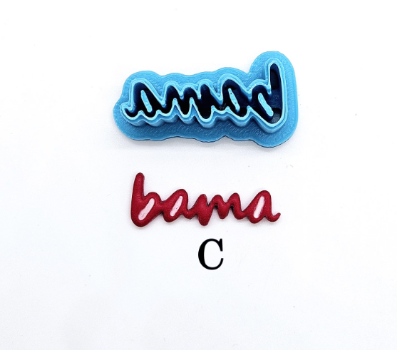 ALABAMA FOOTBALL polymer clay cutter