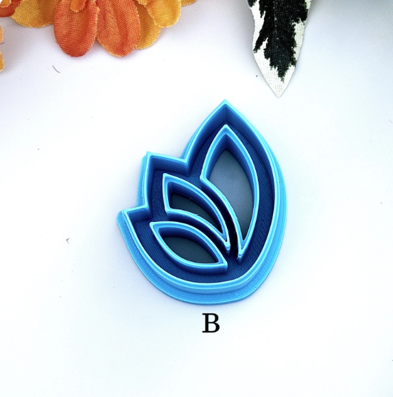 Skinny Leaf clay cutter O239